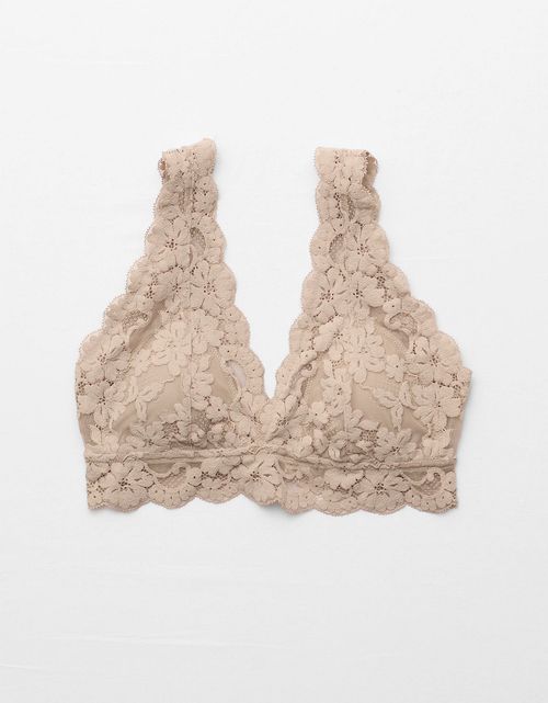 Bralette Show Off con encaje y escote By Aerie