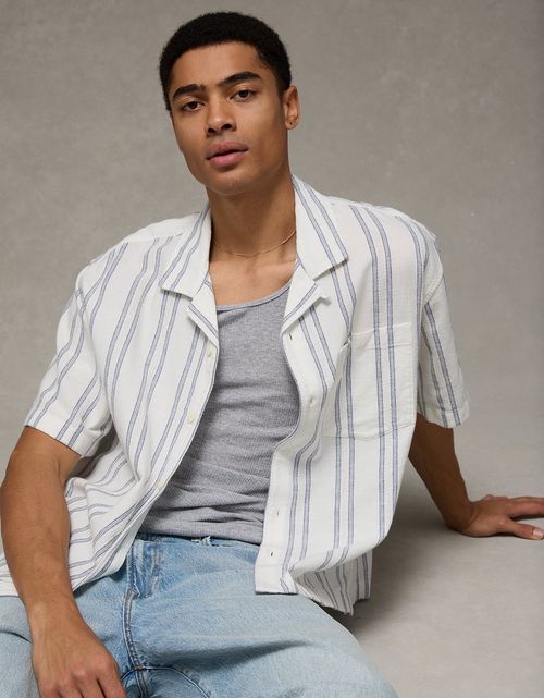 Camisa Manga Corta Relaxed Fit Ae