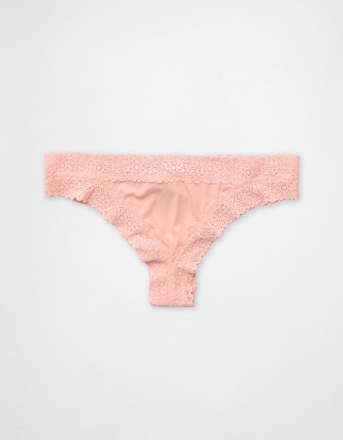 Thong Sunnie Blossom de encaje By Aerie