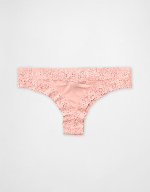 Thong Sunnie Blossom de encaje By Aerie