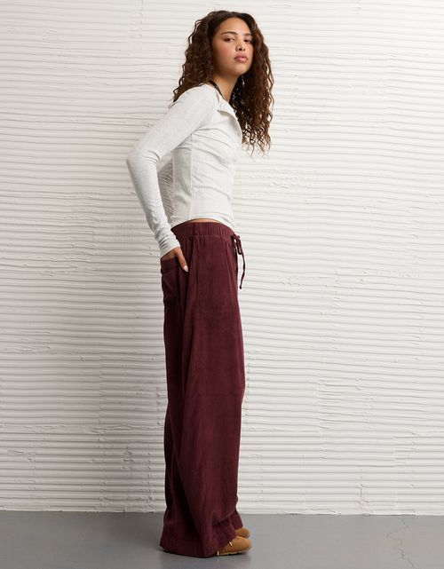 Pantalón Baggy de Cordoroy Wide Leg Ae