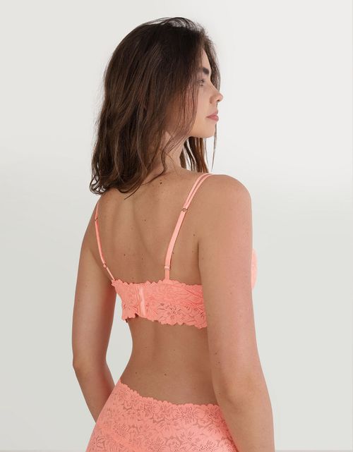 Bralette Show Off con encaje y escote By Aerie