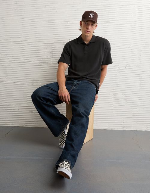 Camiseta Tipo Polo Boxy Ae