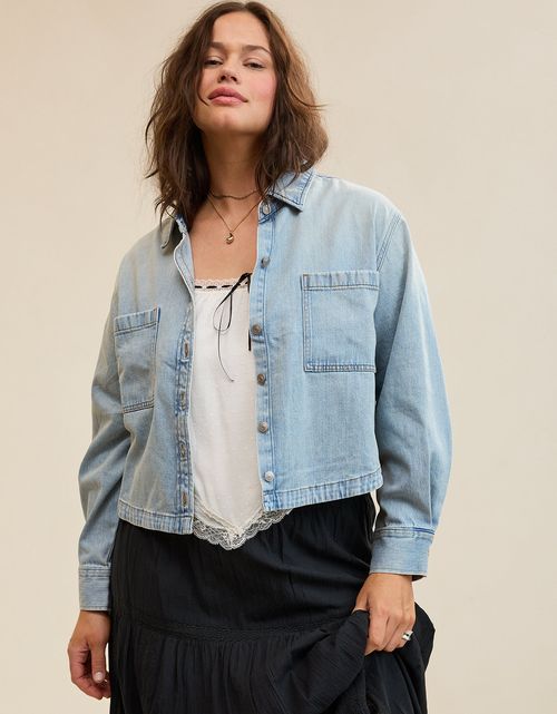 Camisa Cropped By Aerie