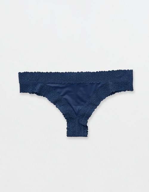 Thong Sunnie Blossom de encaje By Aerie