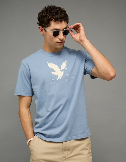 Camiseta Gráfica con Logo Ae