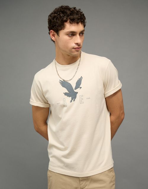 Camiseta Gráfica con Logo Ae