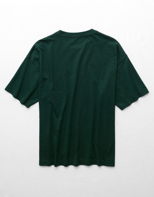 Camiseta Oversized Gráfica con Logo Ae