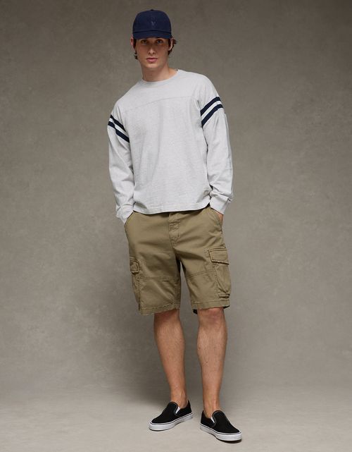 Camiseta Boxy de manga larga Ae