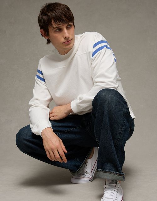 Camiseta Boxy de manga larga Ae