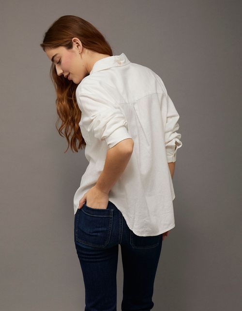 Camisa de Lino Oversized Ae
