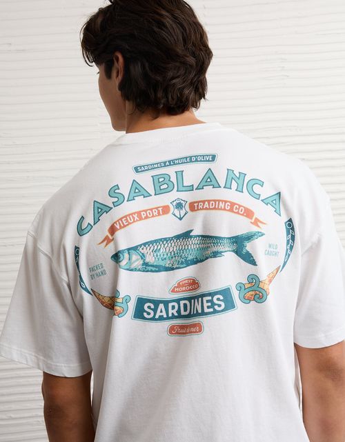 Camiseta Gráfica de Destino Boxy Ae