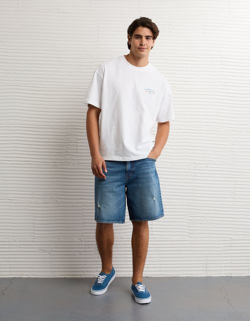 Camiseta Gráfica de Destino Boxy Ae