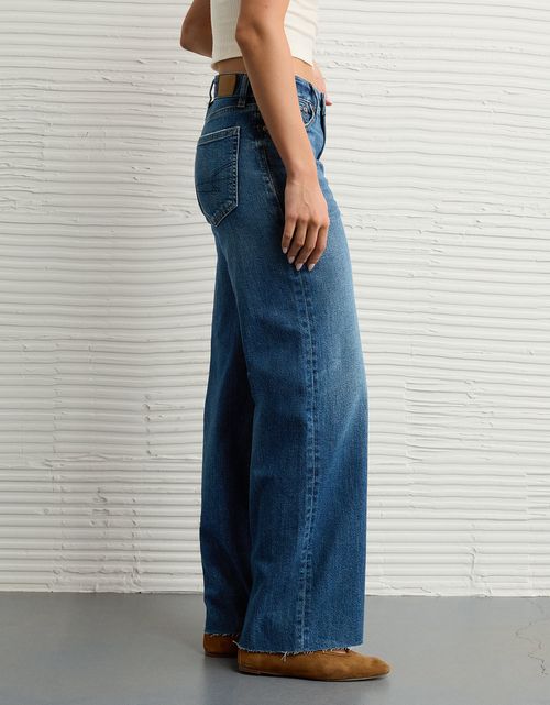 Jean Baggy Wide Leg de Tiro Alto Ae