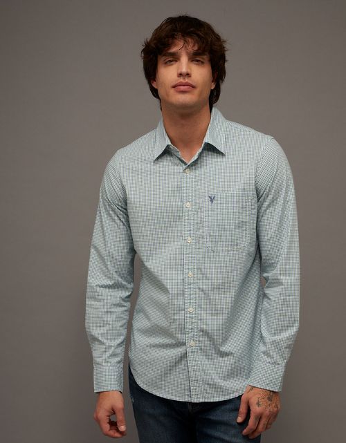 Camisa de Oxford Abotonada Ae