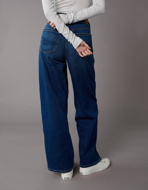 Jean Baggy Wide-Leg de Tiro Alto Ae