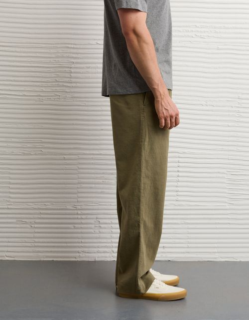 Pantalón de vestir plisado suelto Ae