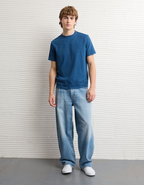 Camiseta índigo de ajuste estándar Ae