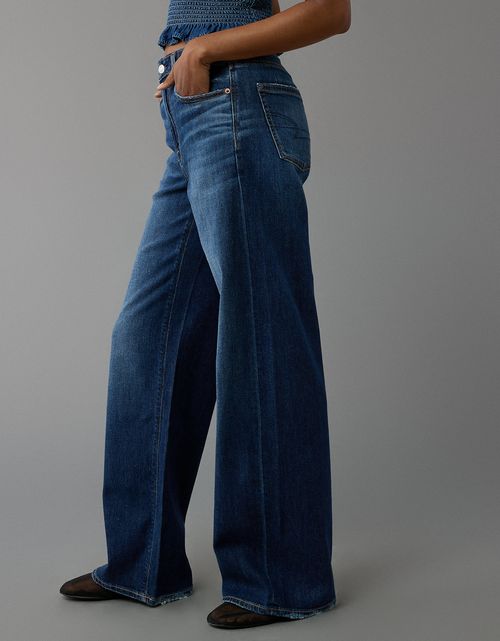 Jean Baggy Wide Leg de Tiro Alto Ae