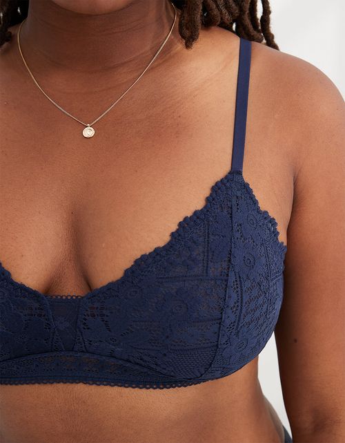 Bralette Aerie Encaje de picnic de triángulos