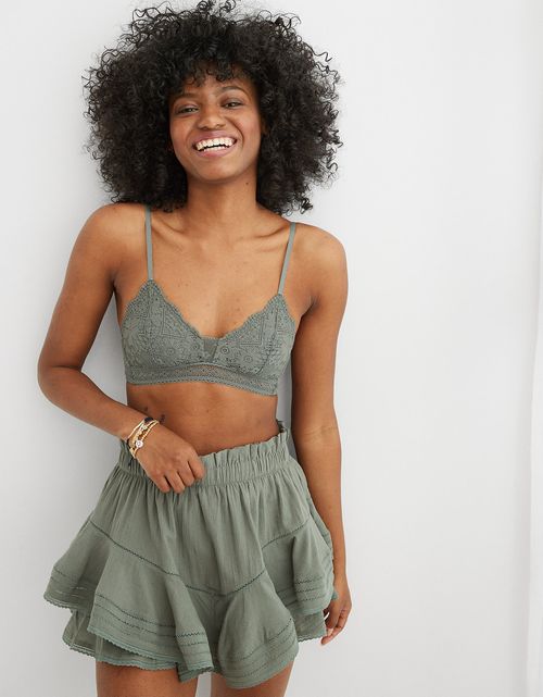 Bralette Aerie Encaje de picnic de triángulos