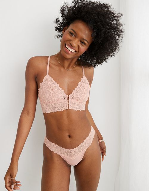Bralette Aerie triangular de encaje Sunkissed
