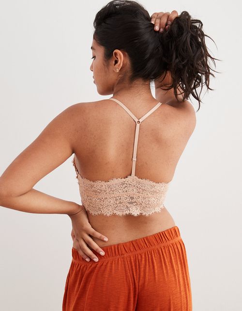Bralette Aerie en encaje deshilado con relleno