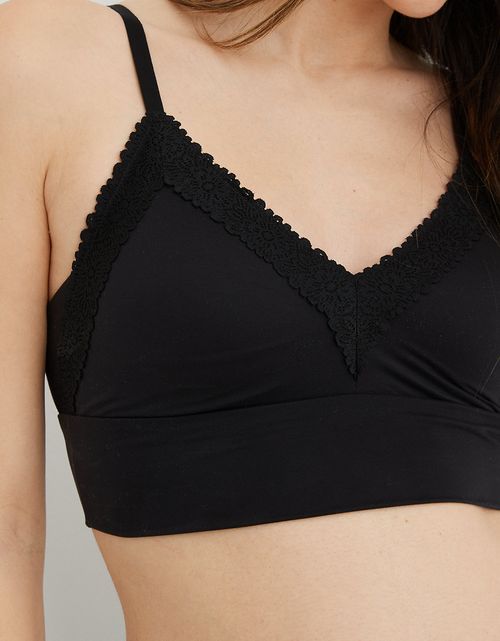 Bralette Aerie Sunnie Blossom Lace con relleno de triángulo