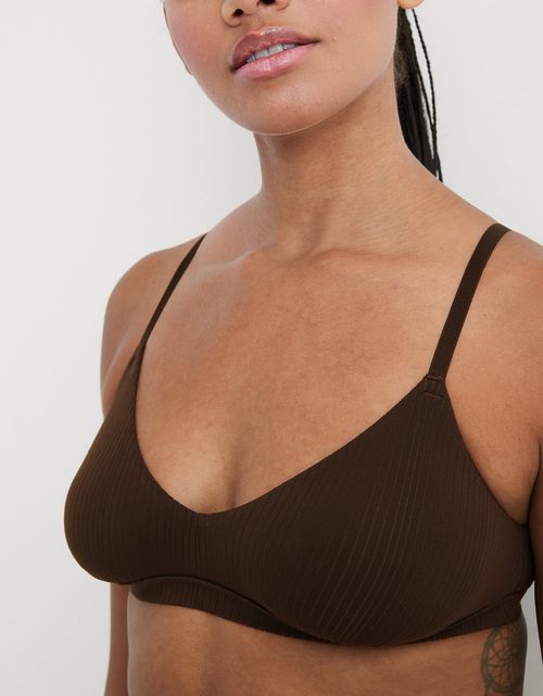 Bralette Aerie Modal acanalado de triángulos
