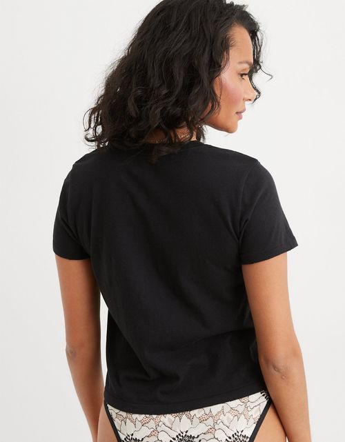 Camiseta Aerie con cuello redondo