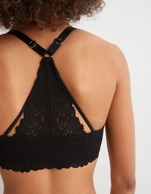 Bra Aerie Real Sunnie sin aros ligeramente forrado con apliques de encaje Bloom
