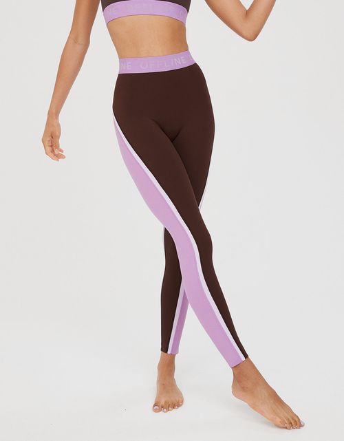 Offline by Aerie Leggings con logo Goals en la cintura