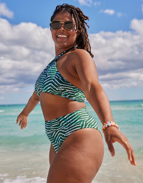 Top de bikini Aerie Crossover Keyhole tipo halter