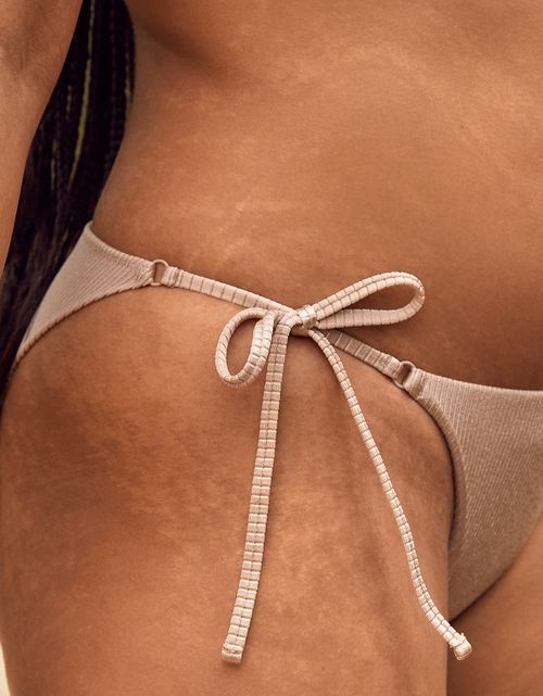Parte inferior de bikini Aerie en rib brillante