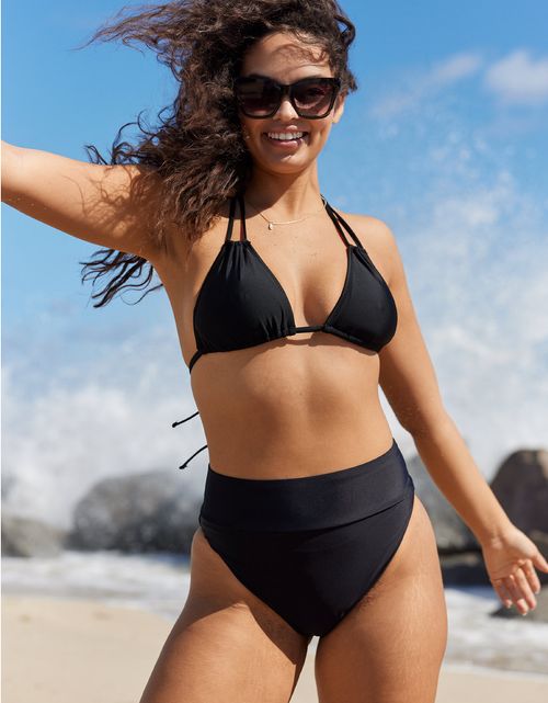 Undie de bikini Aerie con pierna de corte alto