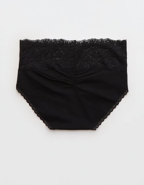 Undie Aerie Candy Lace Cotton Boybrief