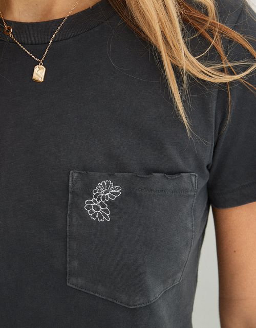 Camiseta Aerie con cuello redondo