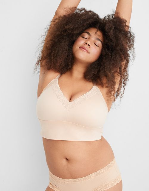 Bralette Aerie Sunnie Blossom Lace con relleno de triángulo