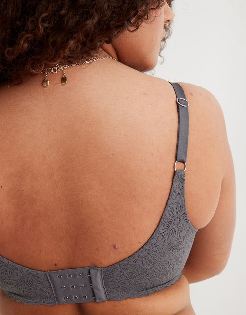 Bra Aerie Real Sunnie con total cobertura con ribete de encaje y flores