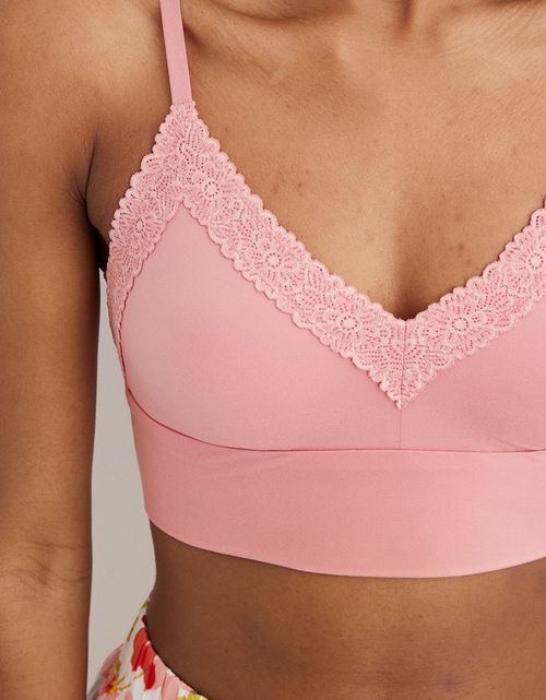 Bralette triangular Aerie acolchado con encaje Sunnie
