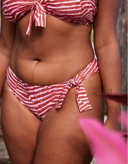 Parte inferior del bikini Aerie para amarrar en el costado