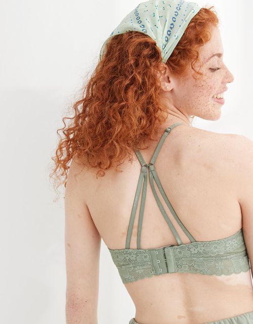 Bra Aerie Real Happy Demi Lightly Lined sin varillas retro