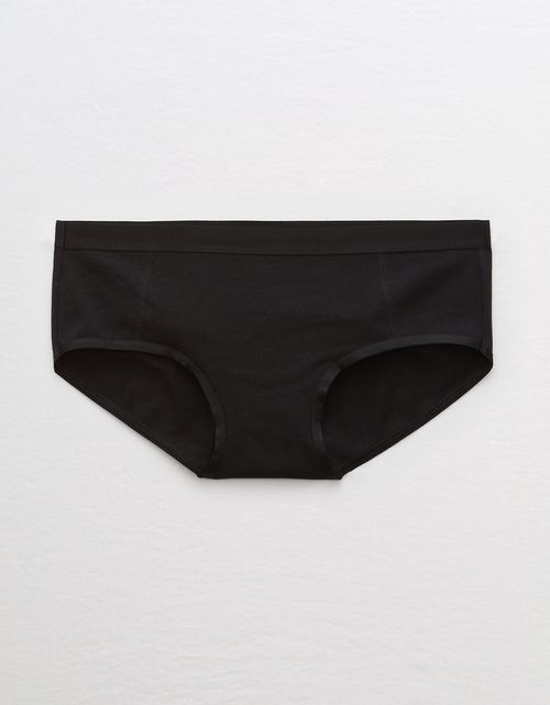 Short Aerie tipo calzoncillo plano elástico de algodón