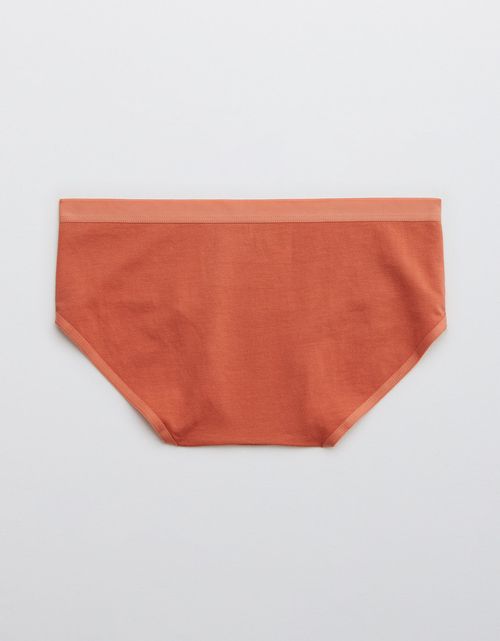 Short Aerie tipo calzoncillo plano elástico de algodón