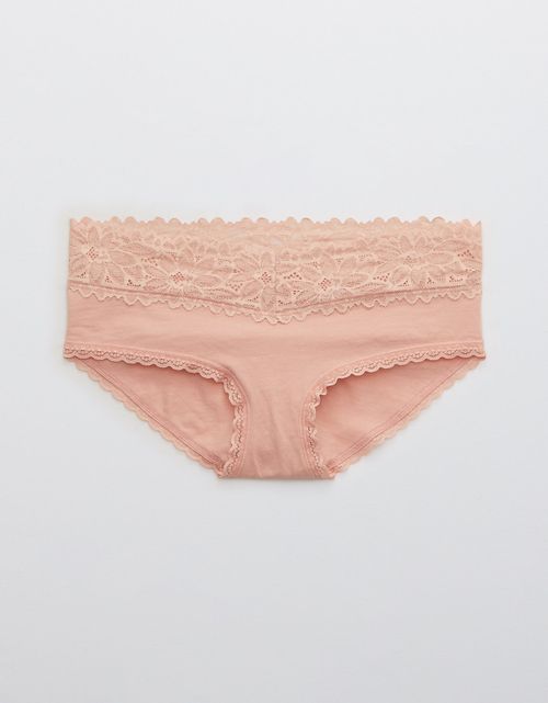Boyfrief Underwear Aerie de algodón Sunkissed Lace