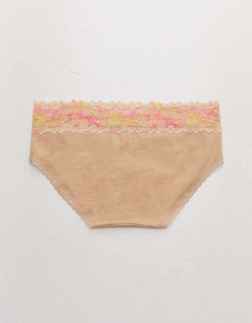 Boyfrief Underwear Aerie de algodón Sunkissed Lace