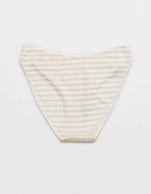 Ropa interior de bikini Aerie de rayas de terciopelo.