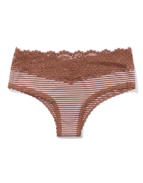 Undies Aerie en algodón con encaje deshilado