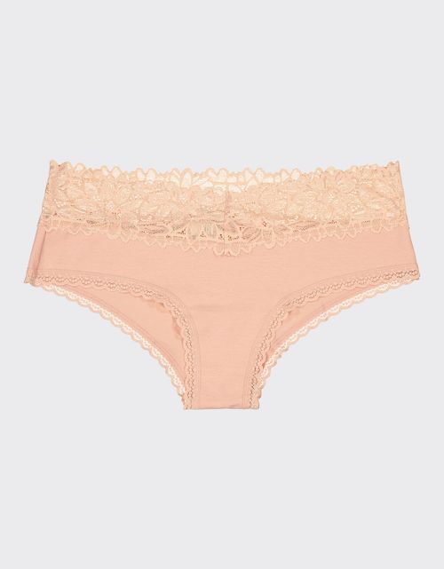 Interior Aerie de algodón Sunkissed Lace cachetero