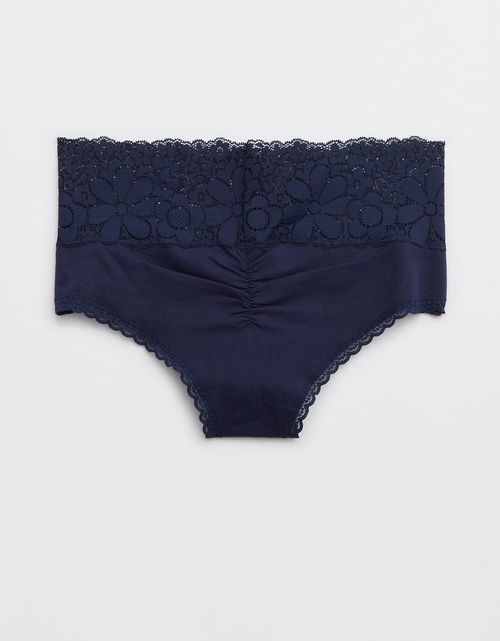 Undie Aerie Candy Lace Cotton Cheeky